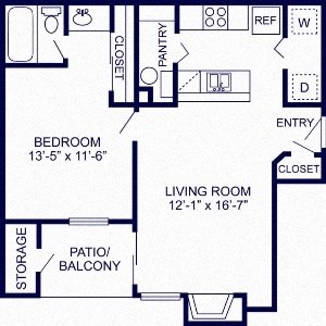 1A floor plan